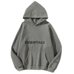 Essential Men Dark Grey Hoodie