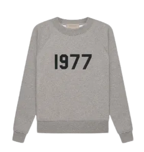 Essentials Crewneck 1977 Sweatshirt – Dark Gray