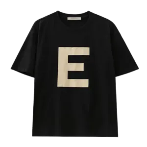 Essentials Fear Of God Big E T-Shirt Black