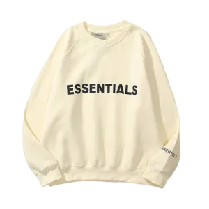 Essentials Hoodie Beige Sweatshirt