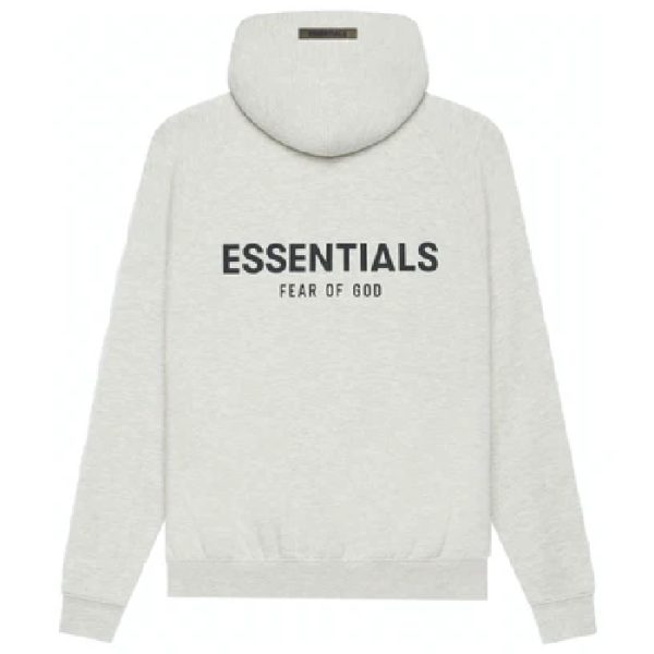 Essentials Fleeces Light Gray Hoodie