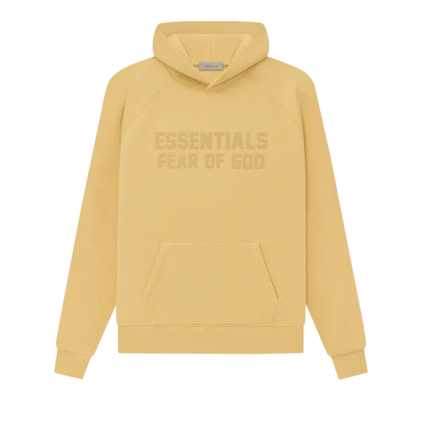 Fear Of God Essentials Yellow Hoodie
