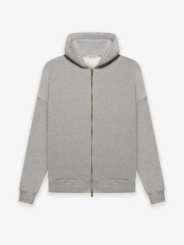 Eternal Fleece Zip-Up Hoodie Warm Heather Grey