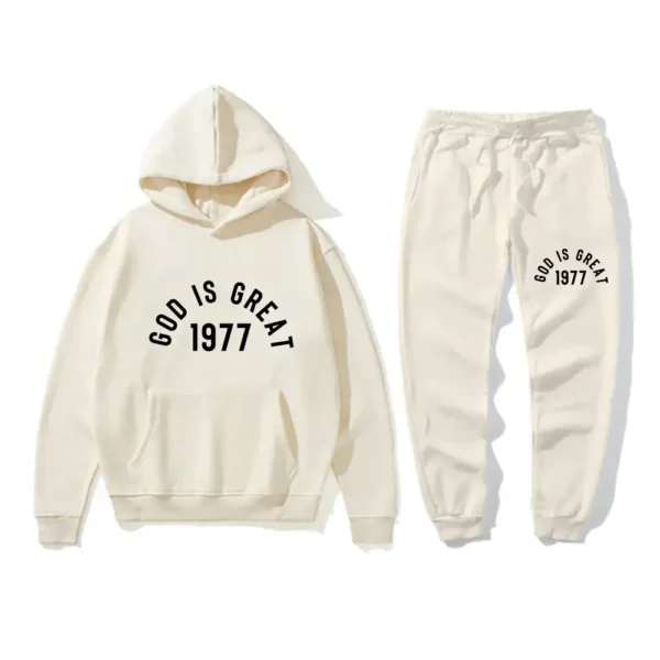 God Is Great 1977 Off White Tracksuit