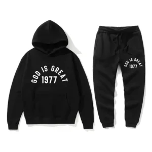 God Is Great 1977 Black Tracksuit