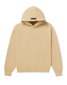 Beige Essentials Cotton-Blend Jersey Hoodie