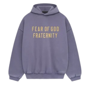 Fear Of God Fraternity Purple Hoodie