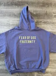 Fear Of God Fraternity Purple Hoodie photo review