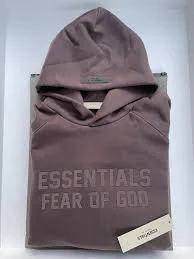 Plum Purple Essentials Hoodie photo review