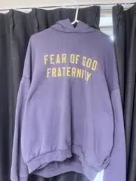 Fear Of God Fraternity Purple Hoodie photo review